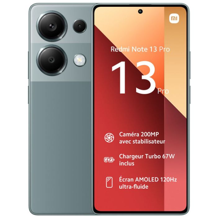 Xiaomi Redmi Note 13 Pro 12GO 512GO - Vert Forêt