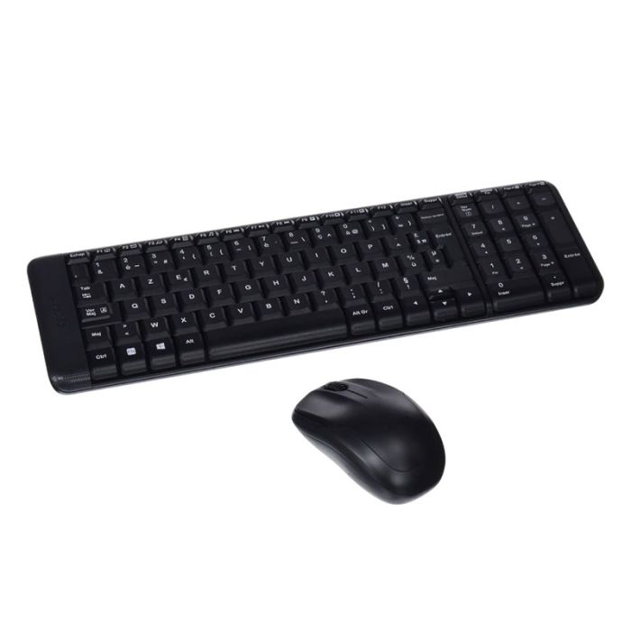 Ensemble Clavier & Souris Sans Fil Logitech  MK220 Noir