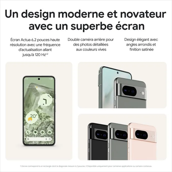 Smartphone Google Pixel 8 5G  128Go - Noir Volcanique