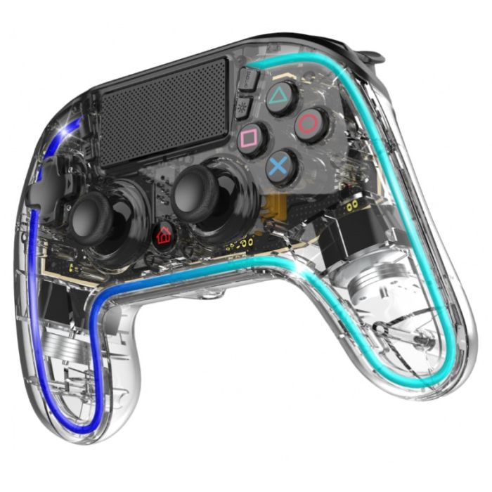 Manette de Jeu Sans Fil Spirit Of Gamer Néon - Transparente