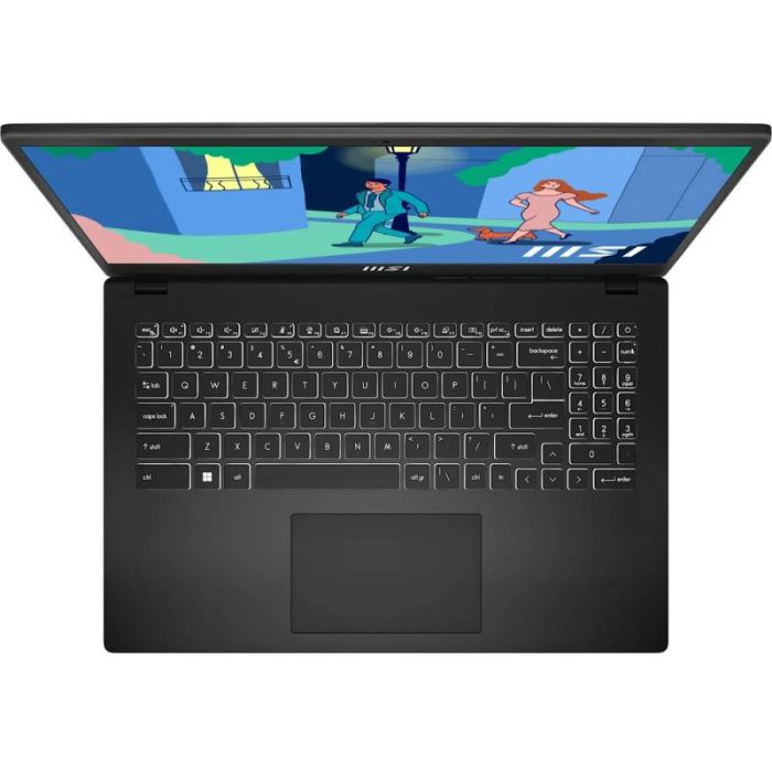 Pc Portable MSI Modern 15 B12MO i3 12é Gén 16GO 512Go SSD - Noir