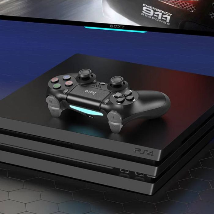 Manette de Jeu Sans Fil Hoco pour PS4 - Noir