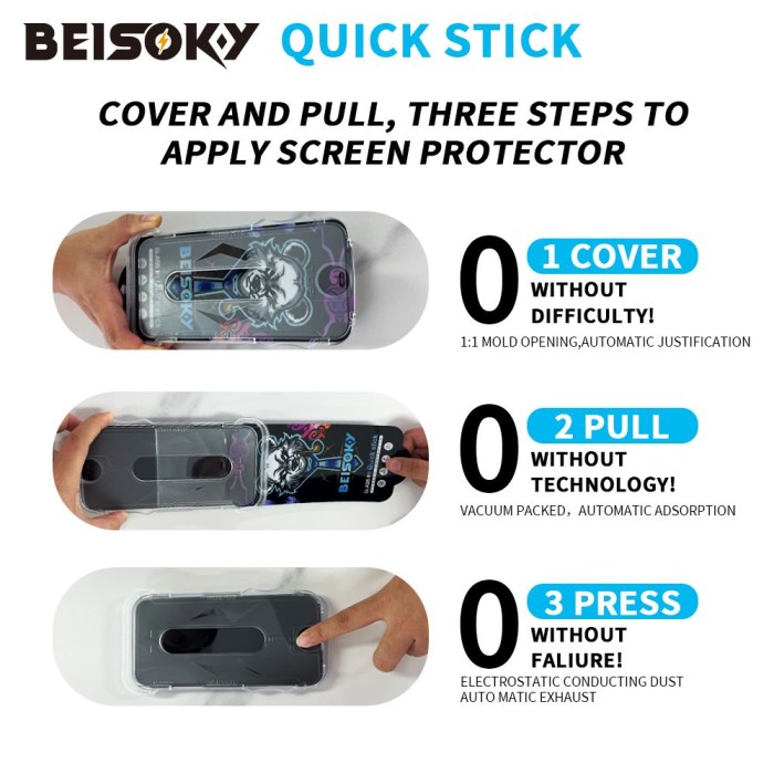 Film De Protection Beisoky Magic Box Hd Clear Pour iPhone 15