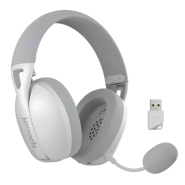 Micro Casque Gamer  Bluetooth Redragon IRE H848 Pro - Blanc