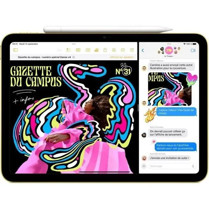 Apple - iPad 10È - 10.9" - WiFi - 64 Go - Argent