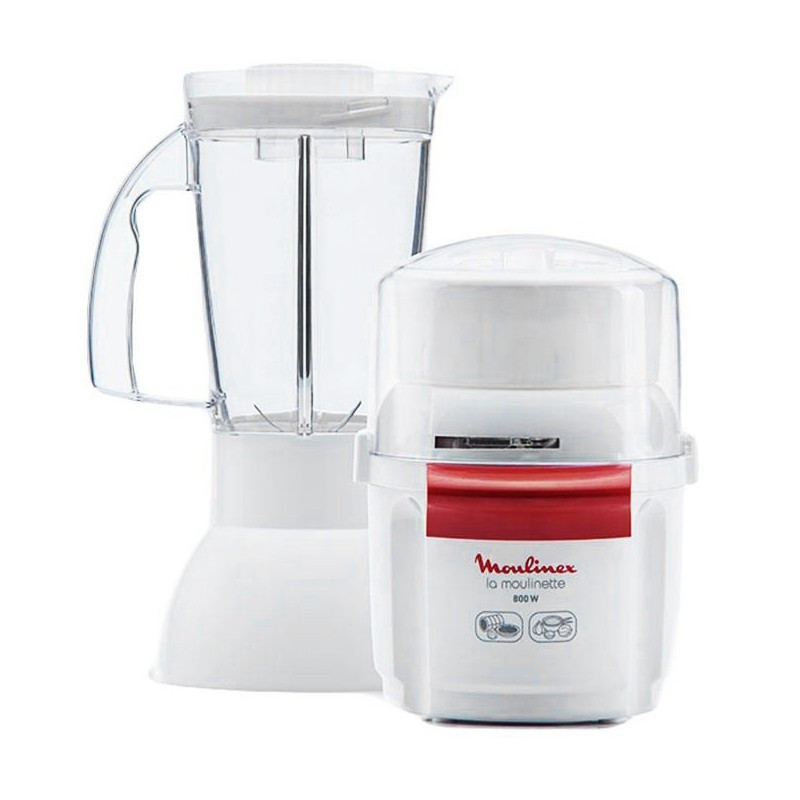 Moulinette Moulinex 800W avec Bol 1.5L  - Blanc