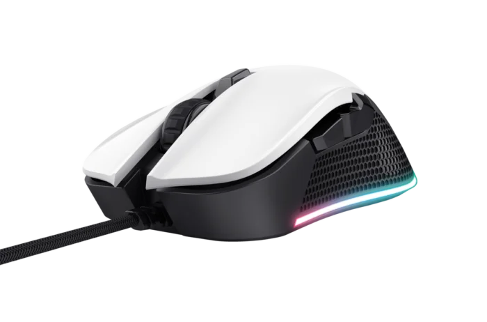 Souris Gaming GXT 922W YBAR - Blanc