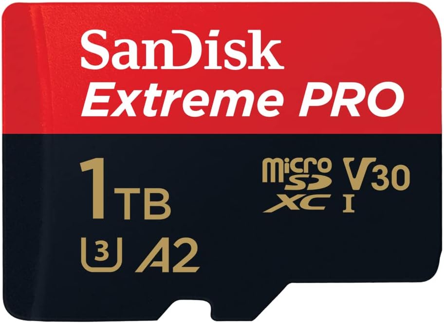Carte Mémoire SanDisk Extrême Pro 1To + Adaptateur