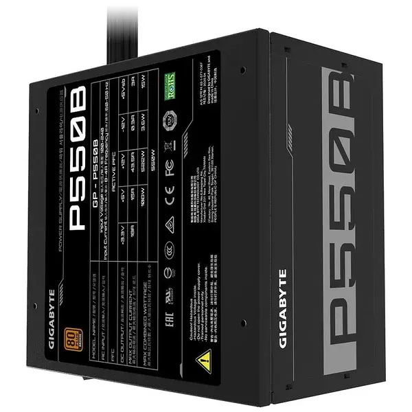 Bloc d'Alimentation Gigabyte ATX 550W 80+ Bronze