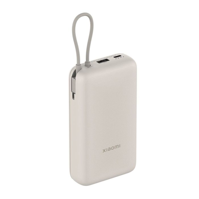 Power Bank Xiaomi 33W 20000 mAh (câble intégré ) - Beige Garb