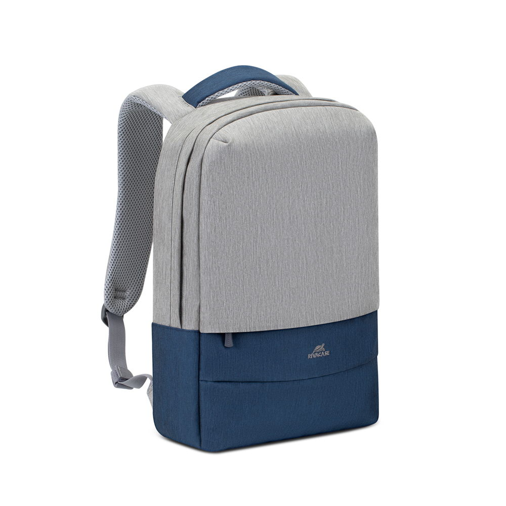 Sac à dos RIVACASE Pour Ordinateur Portable 7562- 15.6''- Gris / Bleu Foncé