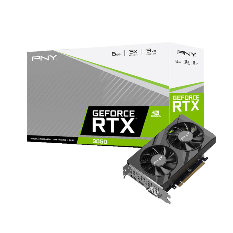 Carte Graphique PNY  RTX 3050 6Go Verto Dual FA