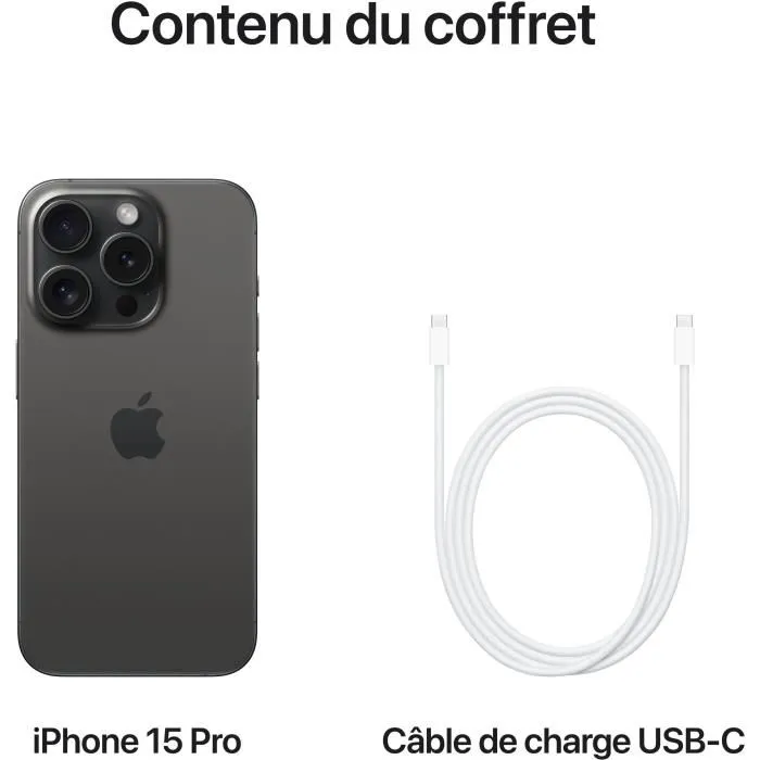 iPhone 15 Pro 128GB Black Titanium