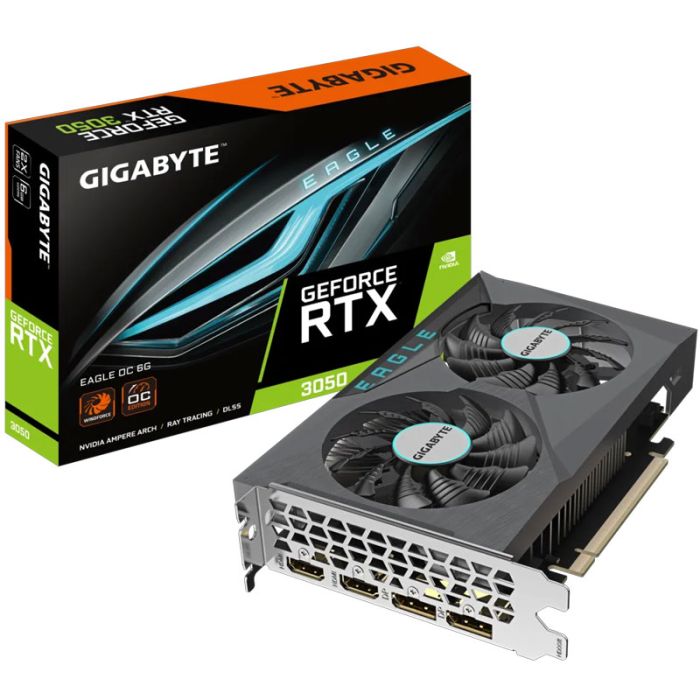 Carte Graphique Gigabyte GeForce RTX 3050 EAGLE OC-6GD 1.0