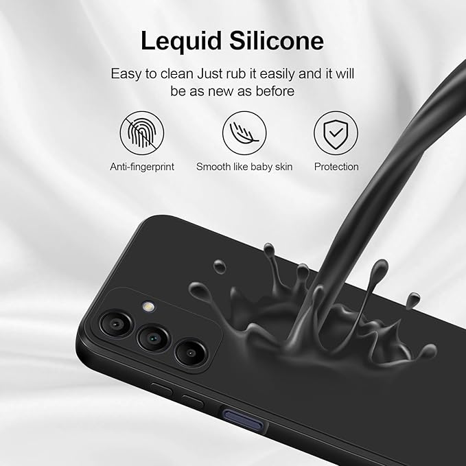 Coque En Silicone Pour Smartphone SAMSUNG Galaxy A25 - Noir