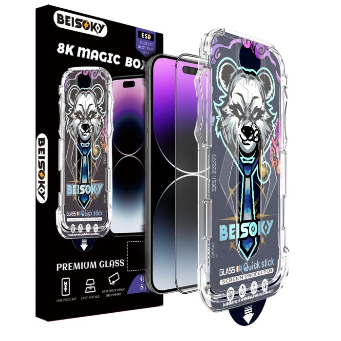 Film De Protection Beisoky Magic Box Hd Clear Pour iPhone 15