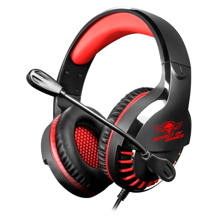 Micro Casque Gaming Filaire Spirit Of Gamer Pro H3 - Noir & Rouge