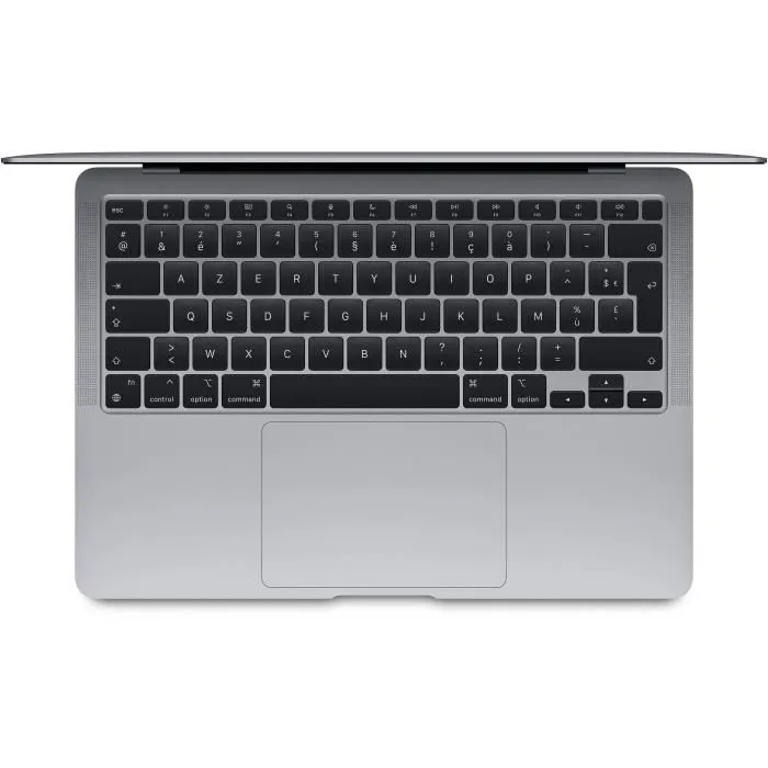 Apple - 13,3" MacBook Air (2020) - Puce Apple M1 - RAM 8Go - Stockage 256Go - Gris Sidéral - AZERTY