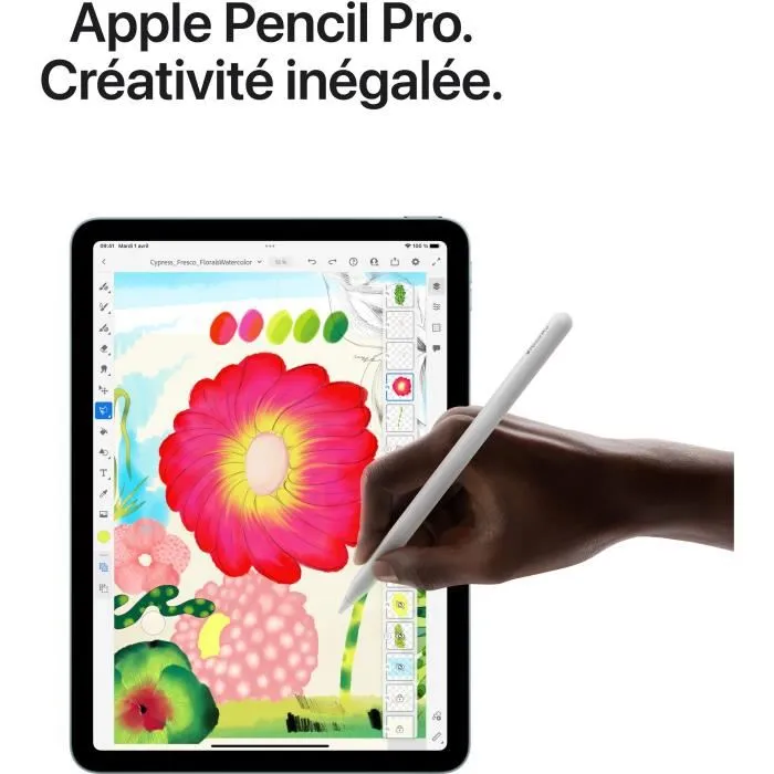 Apple - iPad Air M3 (2025) - 11" - WiFi - 128Go - Mauve