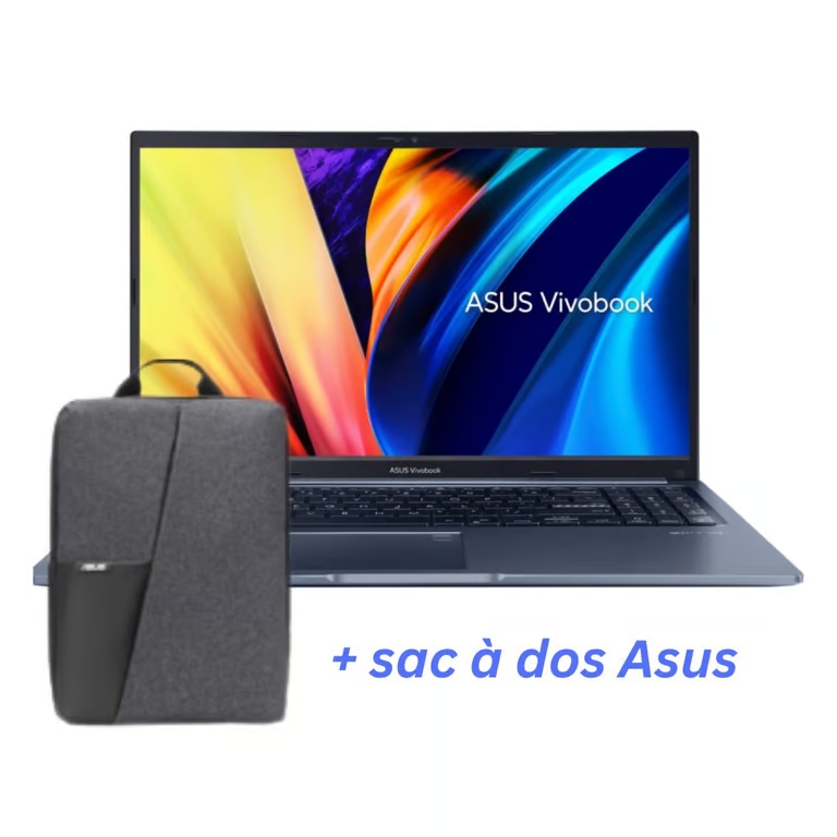 Pc Portable ASUS VIVOBOOK 15 X1502ZA I3 12È GÉN 4GO 256GO SSD Bleu