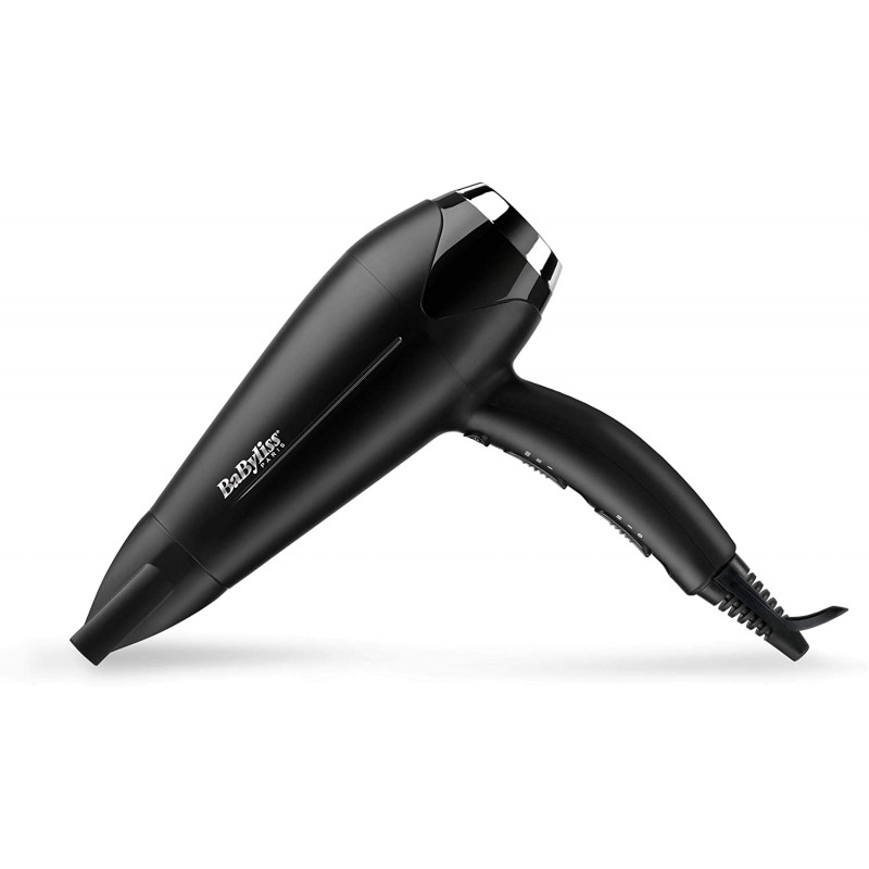 Sèche-Cheveux Babyliss Turbo Shine D572DE 2200W - Noir & Argent