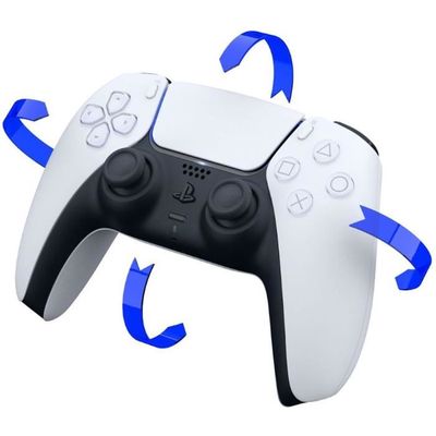 Pack PS5 Digital : Console PS5 Digitale (Modèle Slim) + 2ème Manette sans fil PS5 DualSense Blanche