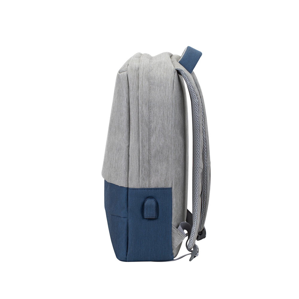 Sac à dos RIVACASE Pour Ordinateur Portable 7567- 17.3''- Gris / Bleu Foncé