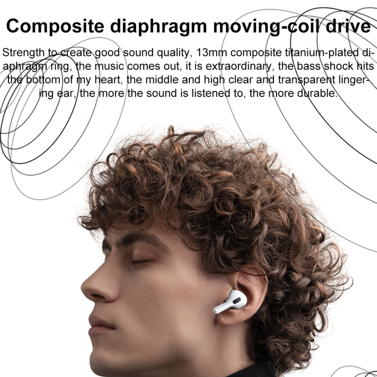 WIWU Airbuds Pro 2 ANC Bluetooth 5.1 Écouteurs Bluetooth sans fil à réduction de bruit