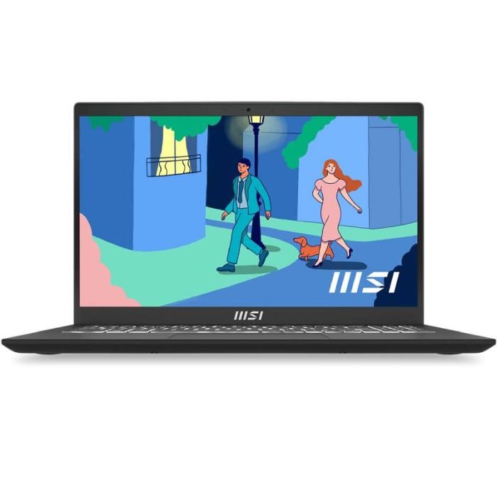 Pc Portable MSI Modern 15 B12MO i3 12é Gén 16GO 512Go SSD - Noir