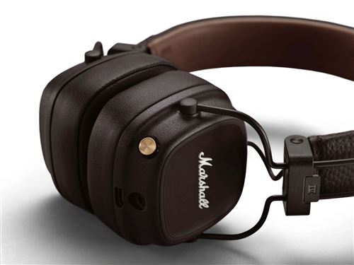 Casque audio Bluetooth et filaire - Major IV - Marron