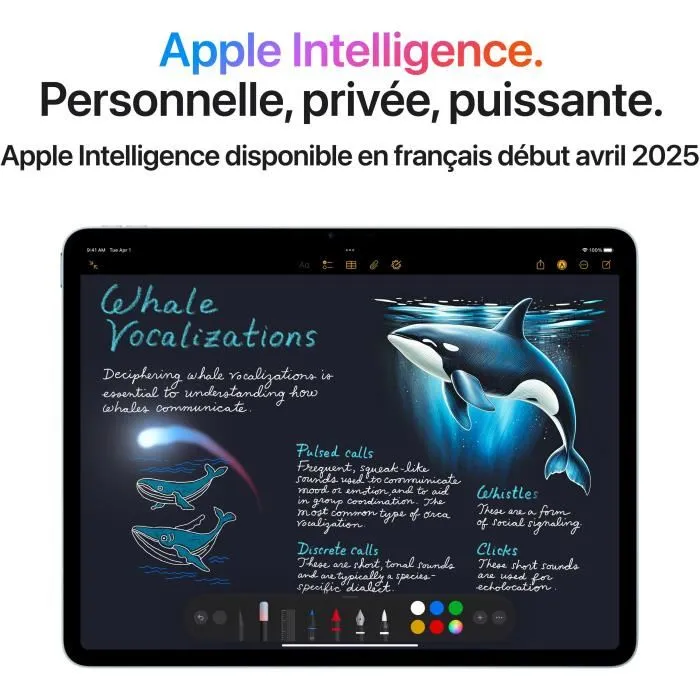 Apple - iPad Air M3 (2025) - 11" - WiFi - 128Go - Mauve