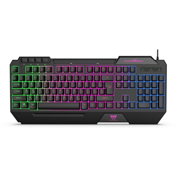 Clavier Filaire StarWave MK1109 AZERTY RGB Noir