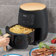 Air Fryer Silver Crest S-18 6L 2400W - Noir