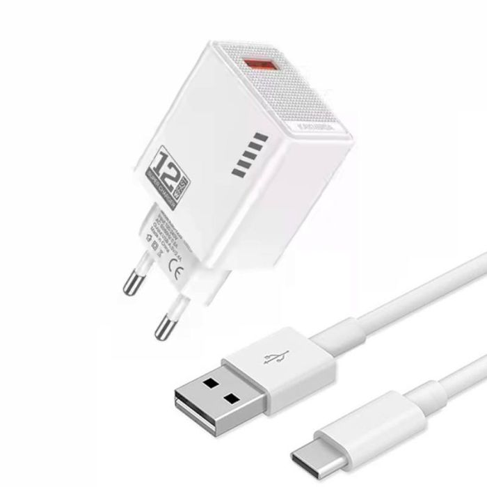 Chargeur WUW T66 3.5A Type-C - Blanc