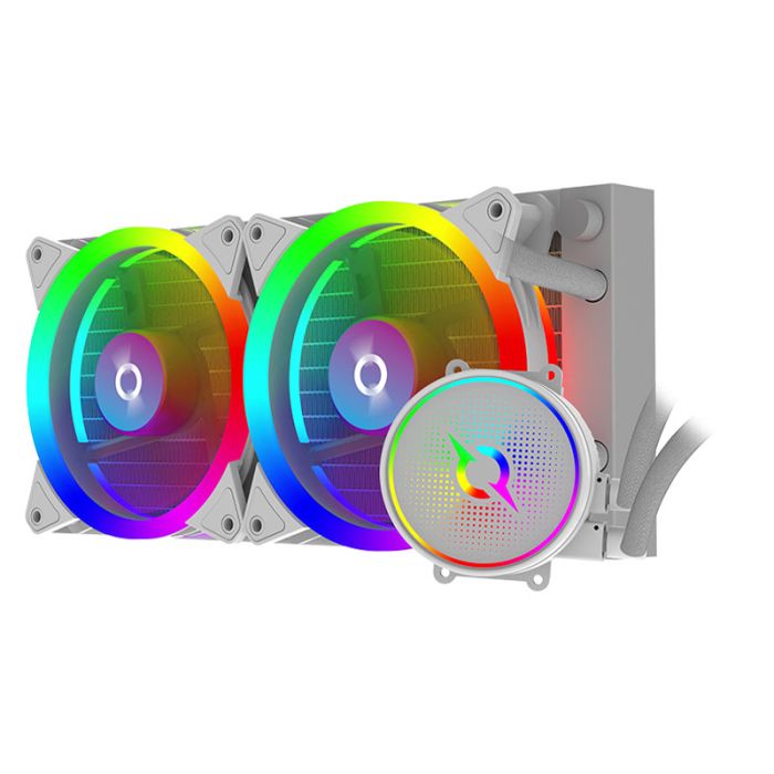 Refroidisseur Watercooling AQIRYS Aquarius 240 AIO LGA 1700 - Blanc