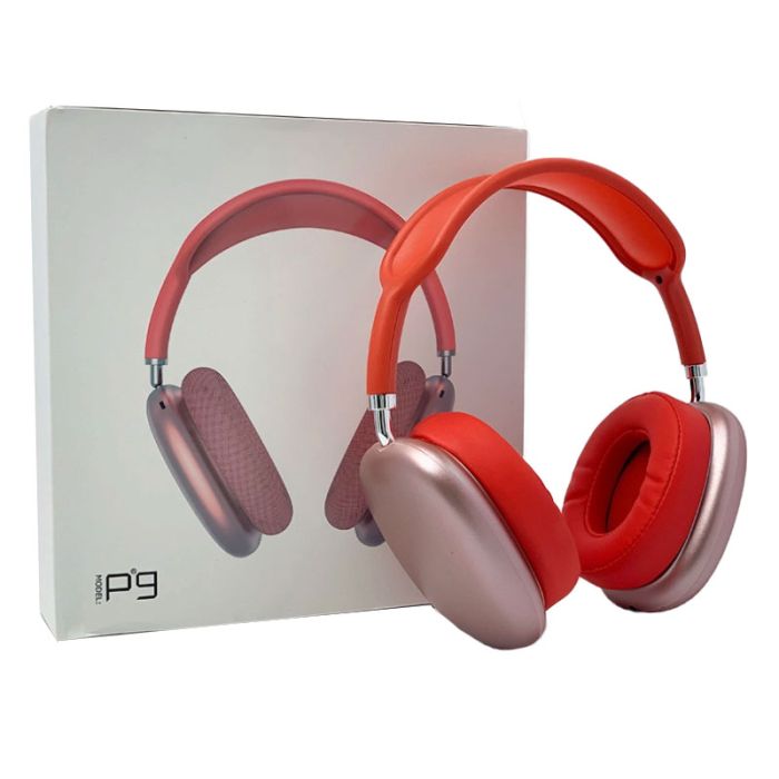 Casque Bluetooth P9 Rouge