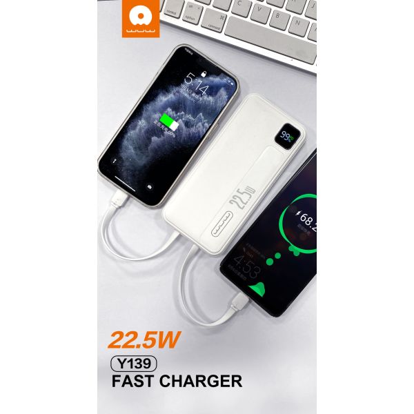 Power Bank WUW Y139 10000mAh - Noir