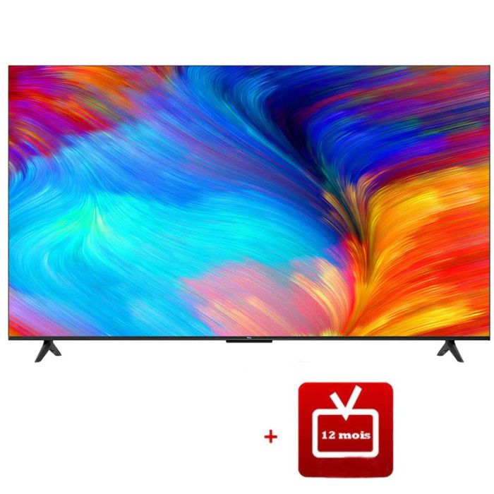 TV TCL 55'' SMART P635 GOOGLE UHD 4K + Abonnement 12 mois Offert