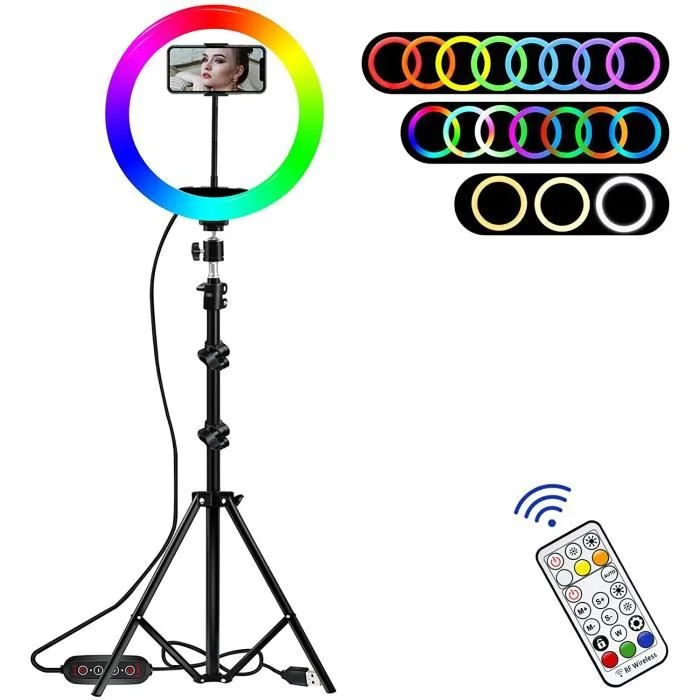 RGB LED Soft Ring light MJ36