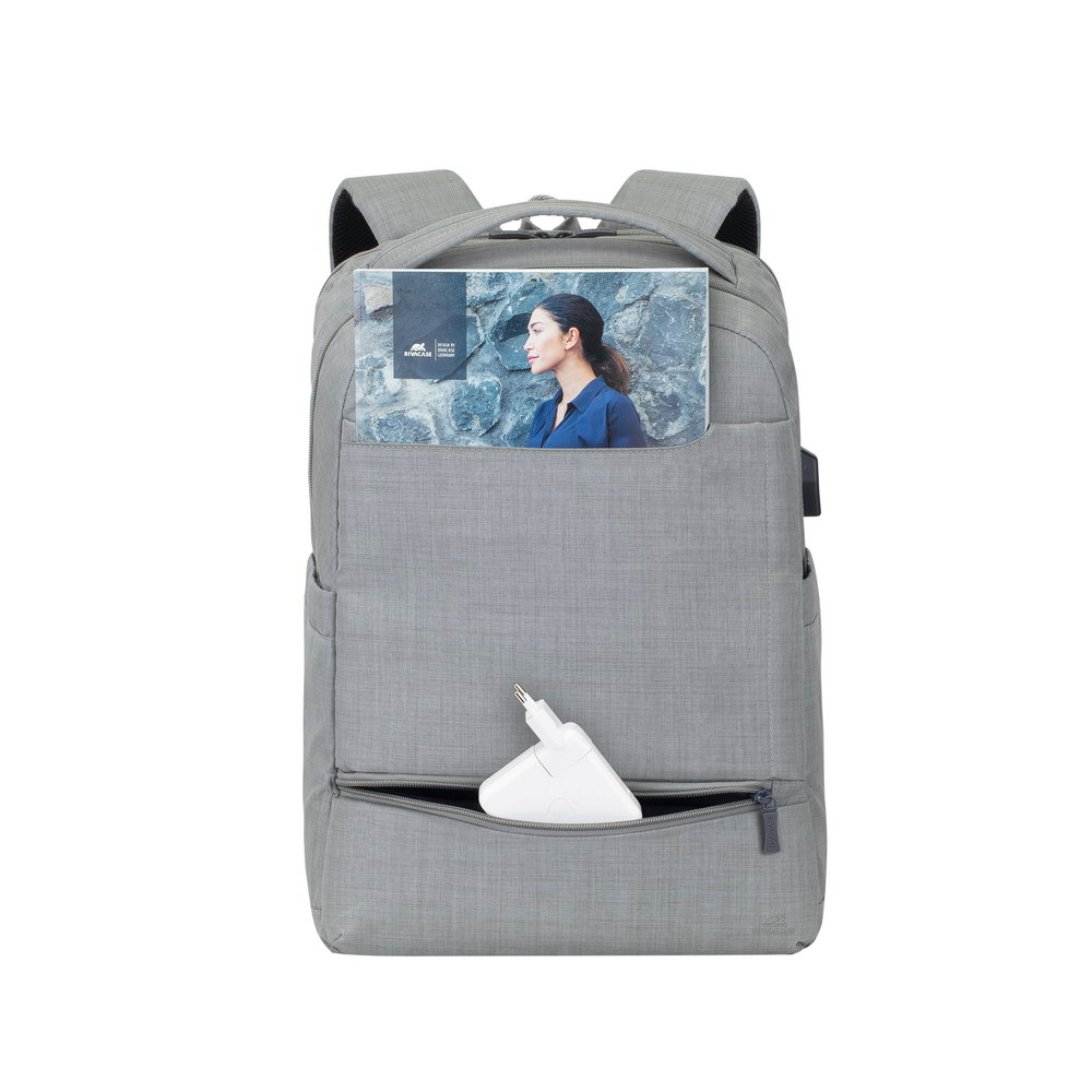 Sac à Dos RIVACASE Pour Ordinateur Portable 8363 - 15.6''- Gris