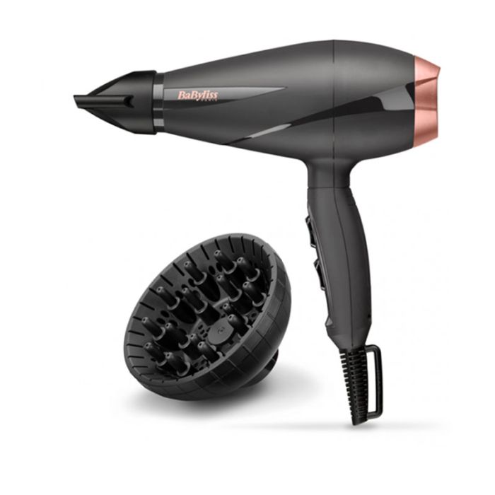 Sèche-Cheveux Babyliss 6709DE Smooth Pro 2100W - Noir