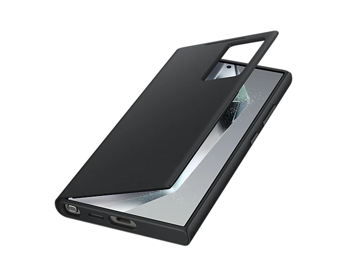 Étui Smart View avec porte-carte Galaxy S24 Ultra