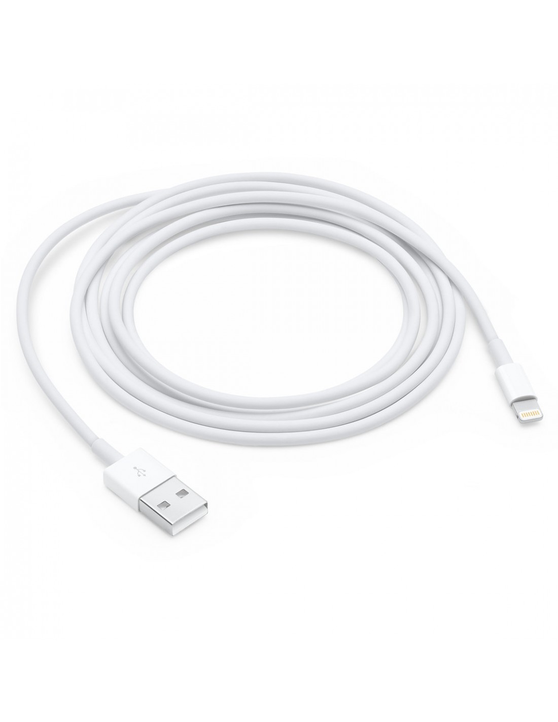 Cable de charge Apple Lightning vers USB 1M - Blanc - MXLY2ZM/A