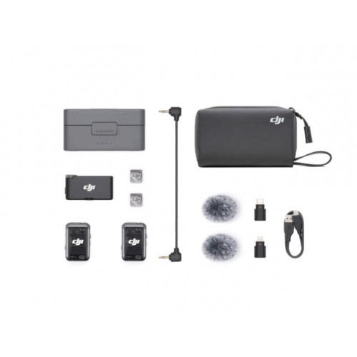 DJI Mic 2 (2TX+1RX) Audio Professionnel de Poche