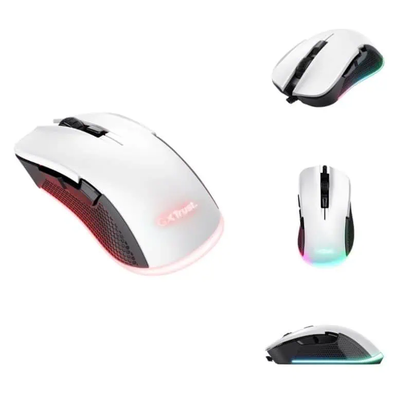 Souris Gaming GXT 922W YBAR - Blanc