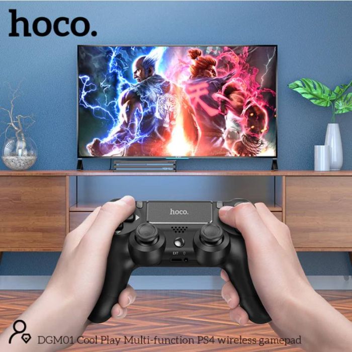Manette de Jeu Sans Fil Hoco pour PS4 - Noir