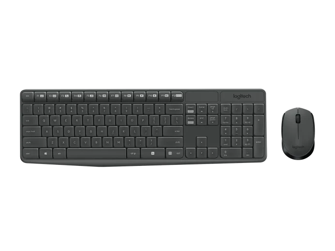 Ensemble Clavier Souris Sans Fil Logitech MK235 -Noir