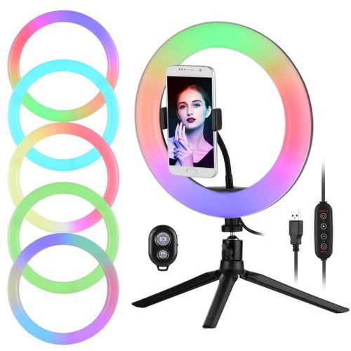 RGB LED Soft Ring light MJ36