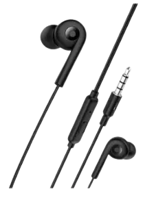 Écouteurs Stéréo Earphones- Superbass - Noir