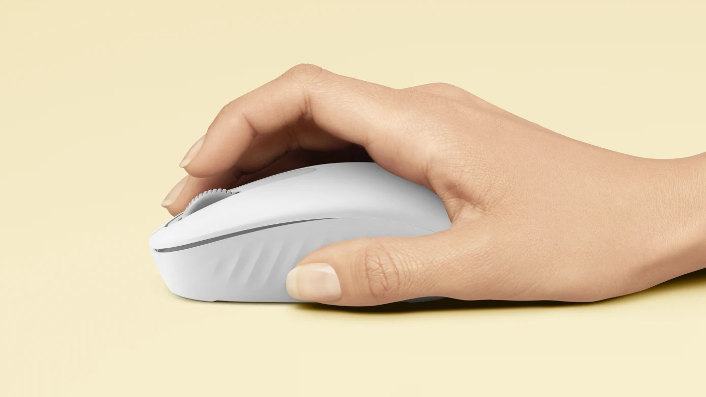 Souris Sans Fil Logitech M196  Blanc Cassé